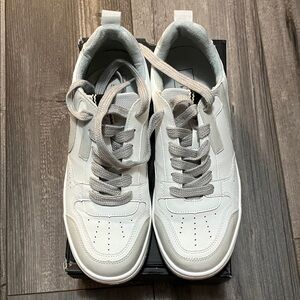 ShuShop White and Gray Women’s Sneakers